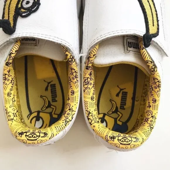 Puma x Minions Velcro sneakers VGUC size 10 - Picture 8 of 10